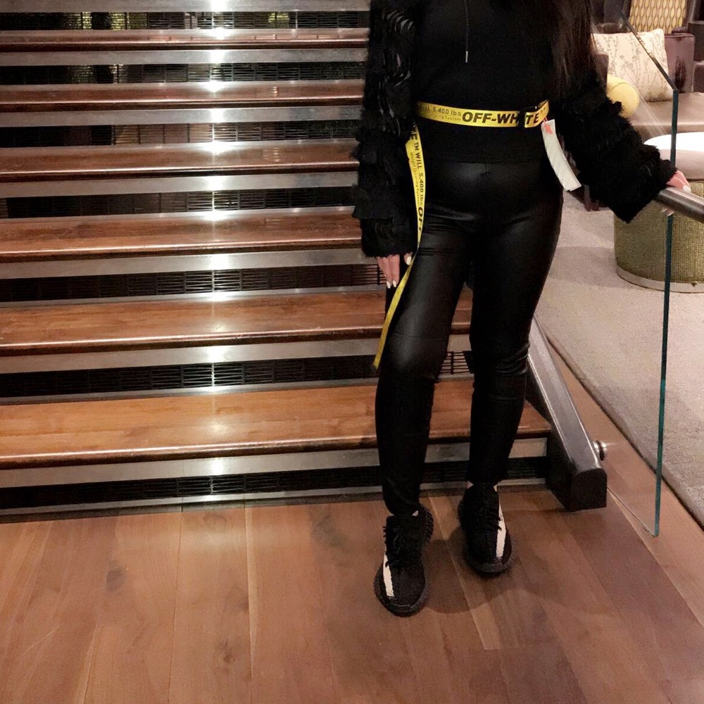 Off-White industrial yellow belt